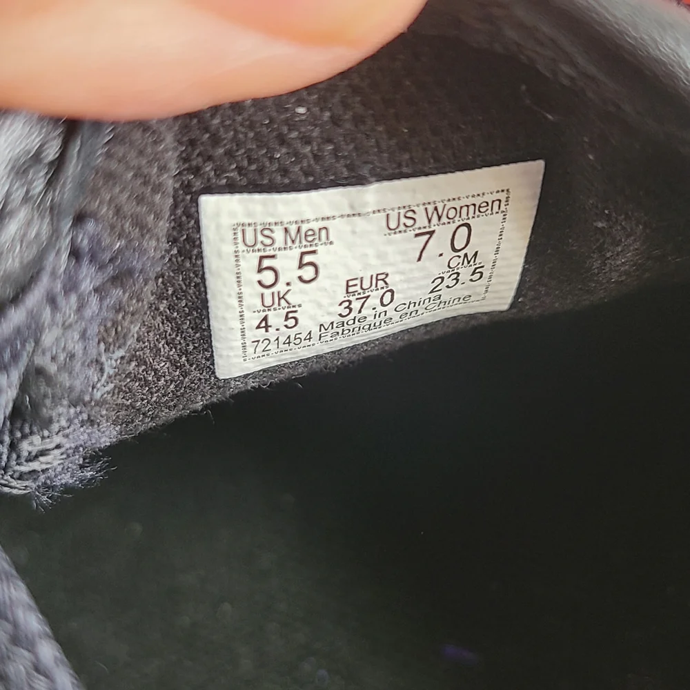 Vans Slip-On Cap Lx Pony Hair Checkerboard Black White Sneakers Women 7 Men 5.5 - Picture 9 of 10